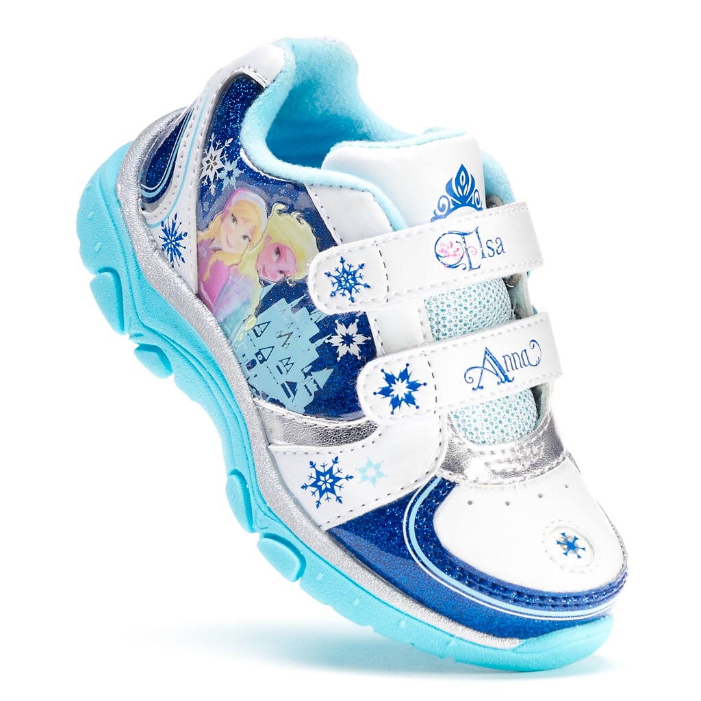 Disney Frozen 2 Zapatillas con luz para niñas Elsa Anna Kids Forro Polar Luces Intermitentes Zapatos de casa