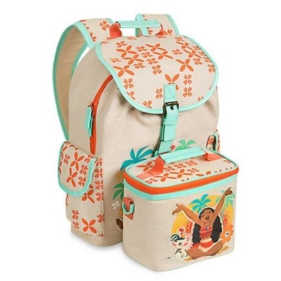 Mochila y Lonchera Moana De Disney Para Niñas