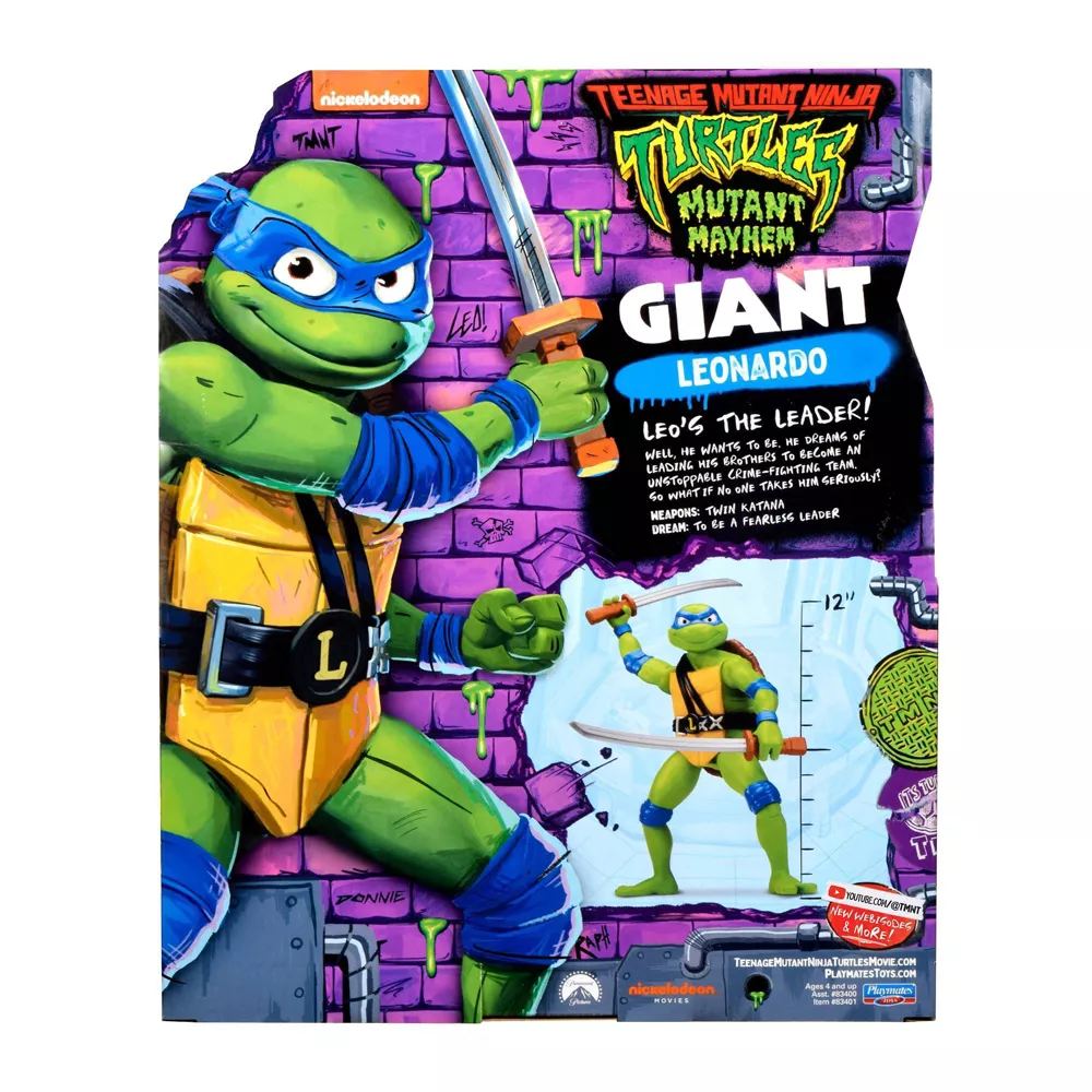 Muñeco LEONARDO Tortugas Ninja Para Niños - Imagen 4