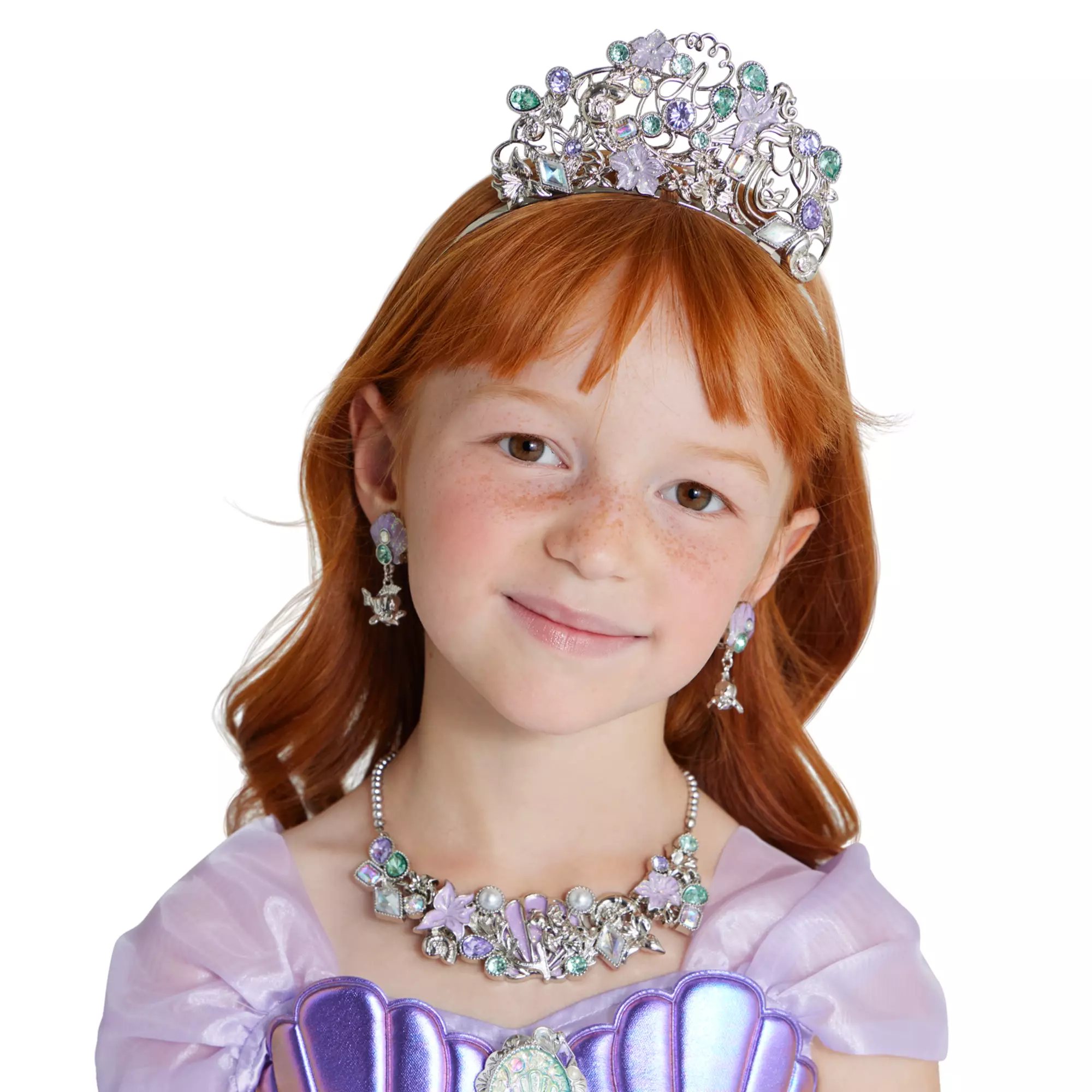 Collar y Aretes Ariel De Disney Para Niñas - Imagen 2
