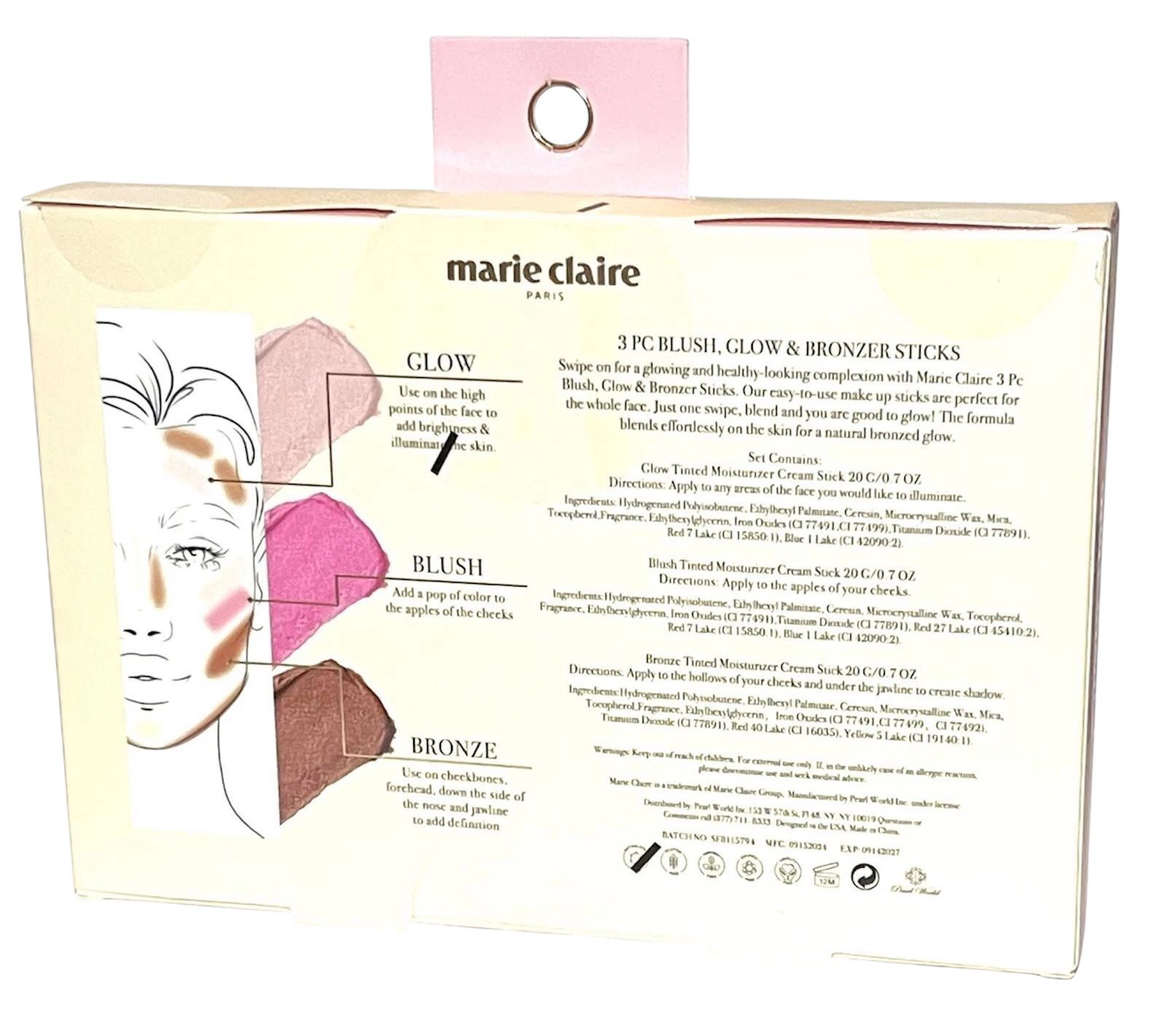 Rubores Marie Claire 3 piezas Para Mujer - Imagen 2