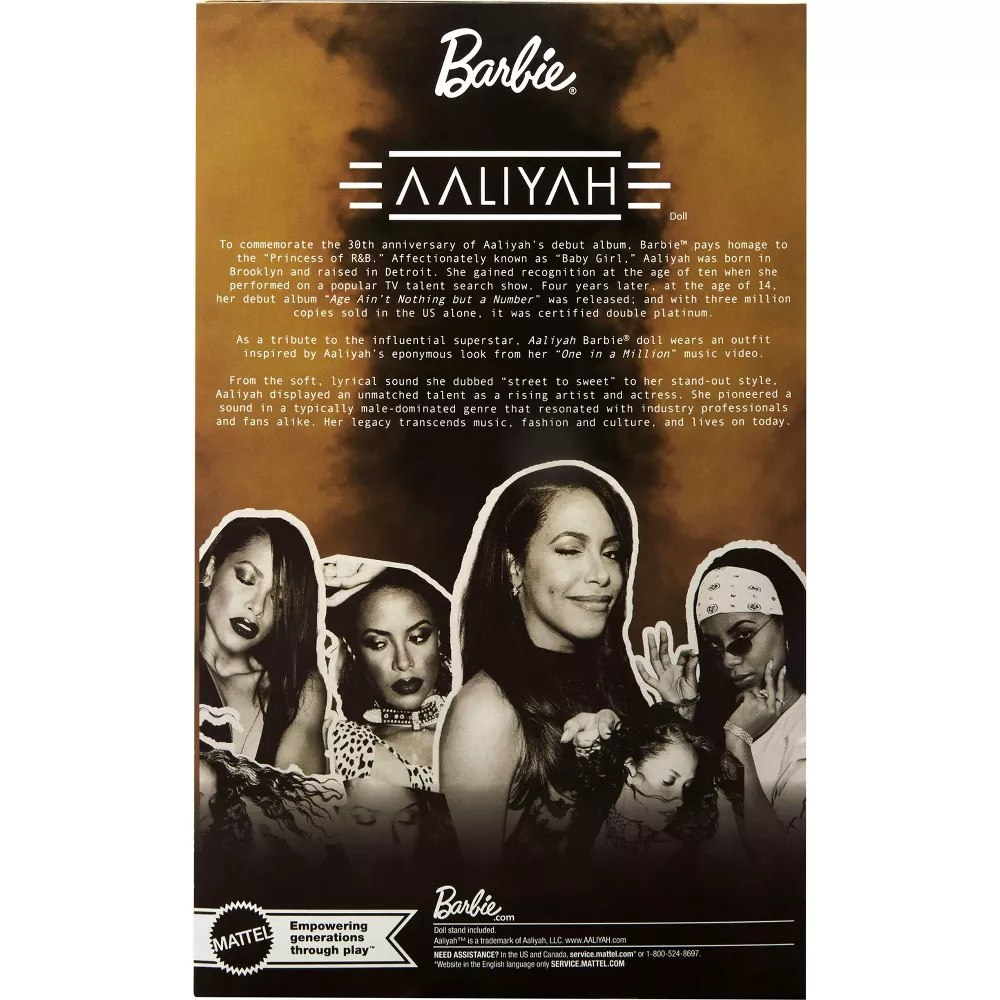Muñeca coleccionable Barbie Signature Aaliyah - Imagen 6