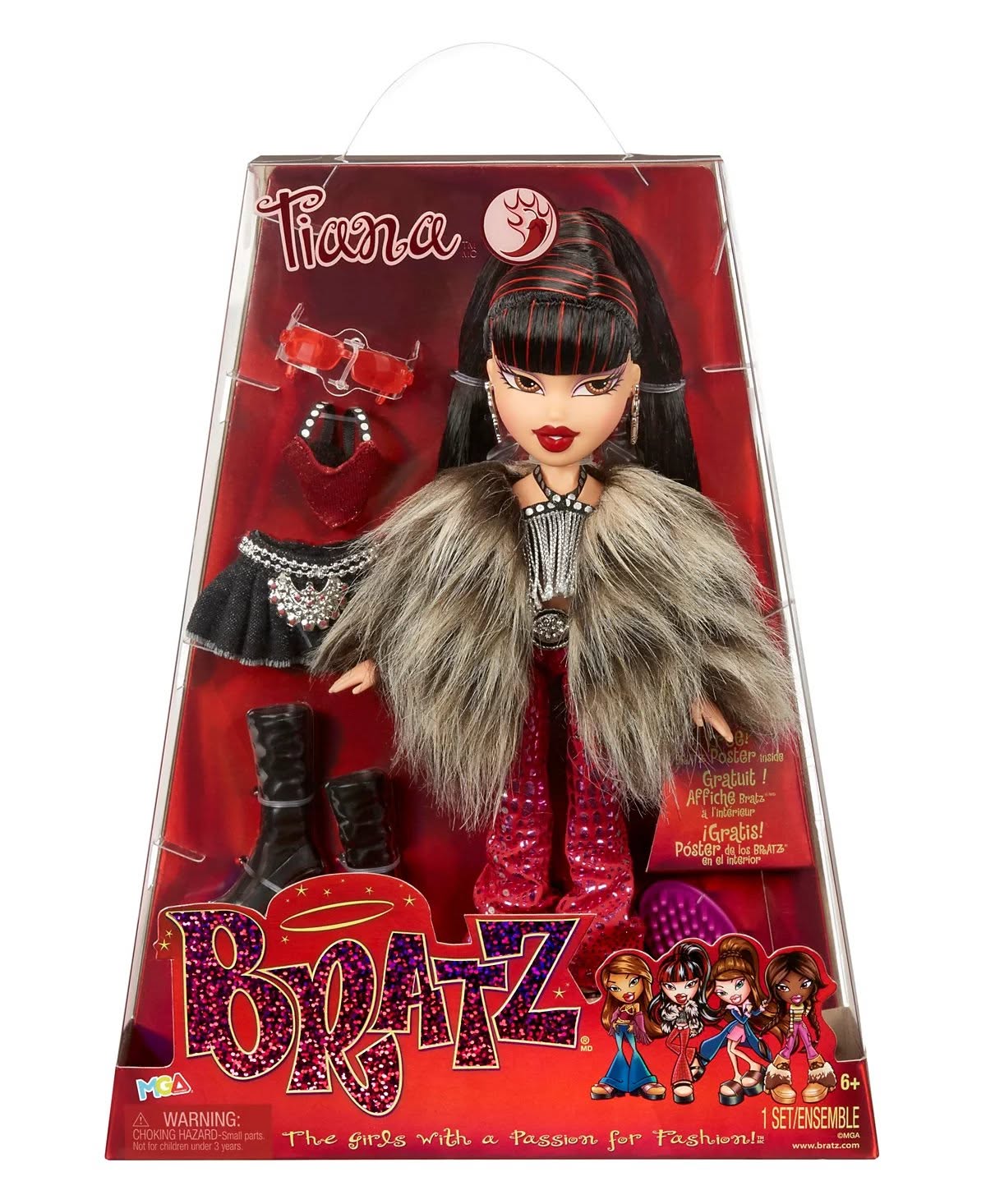 Muñeca Bratz Tiana Serie 3 para niñas - Imagen 4